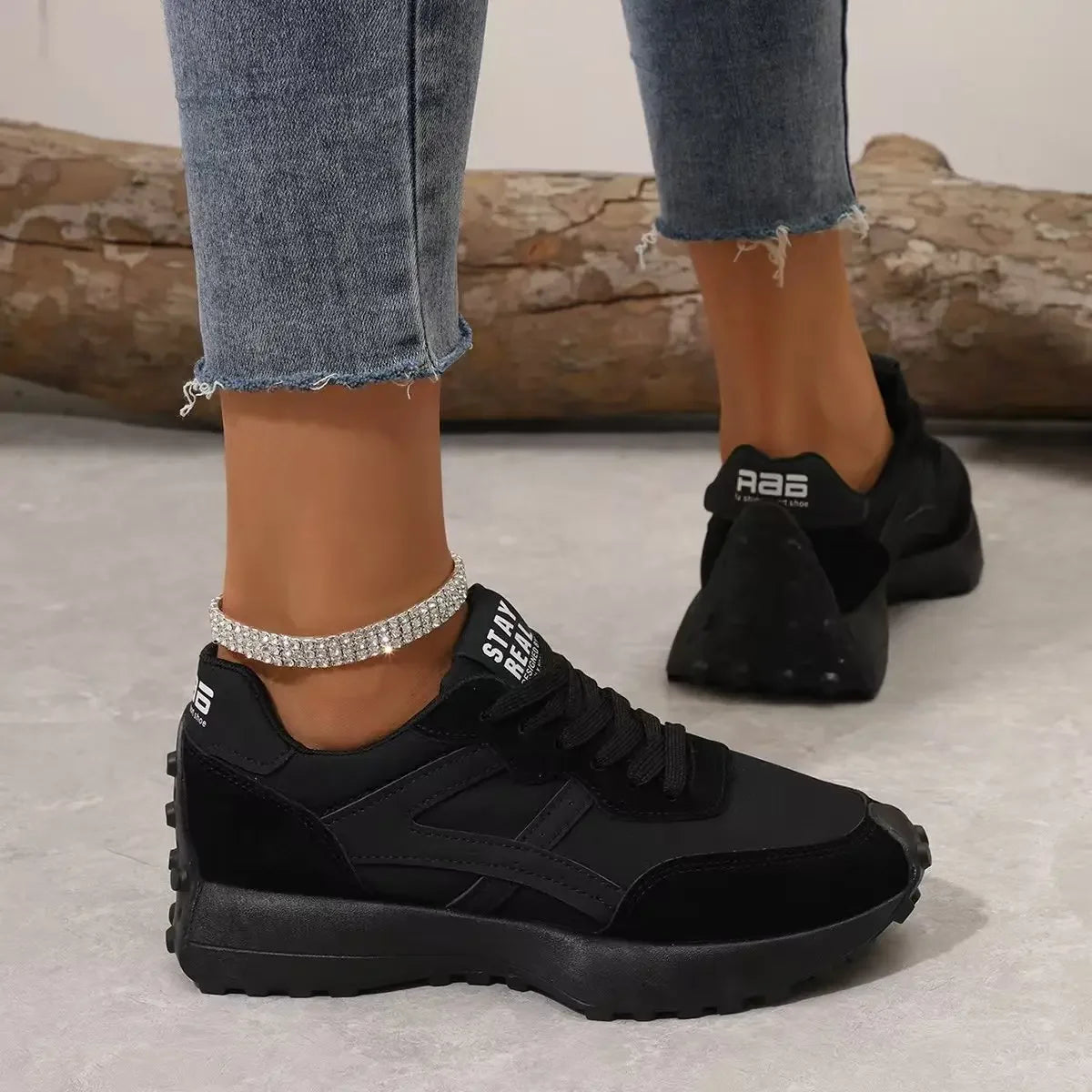 Zapatillas de deporte de mujer Nueva moda Ocio Luz Antideslizante