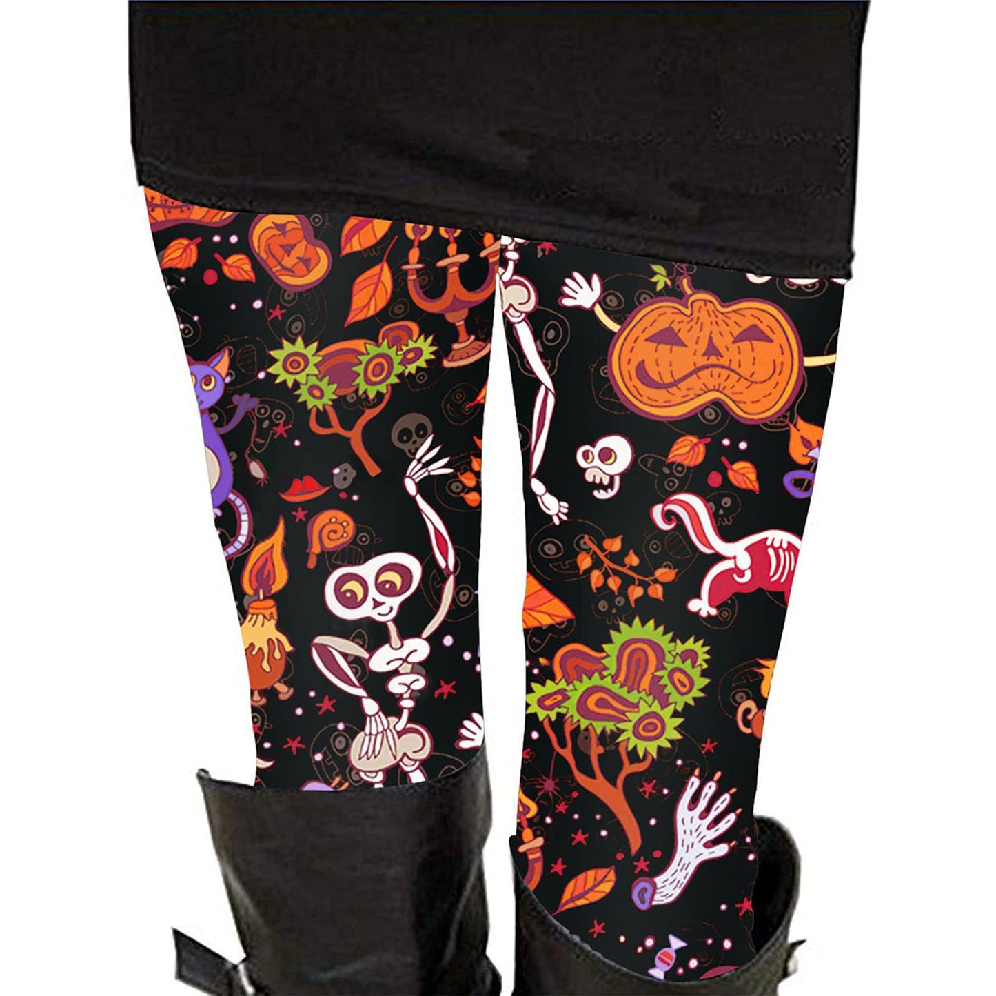 Leggings Deportivos Casuales sin Costuras HALLOWEEN