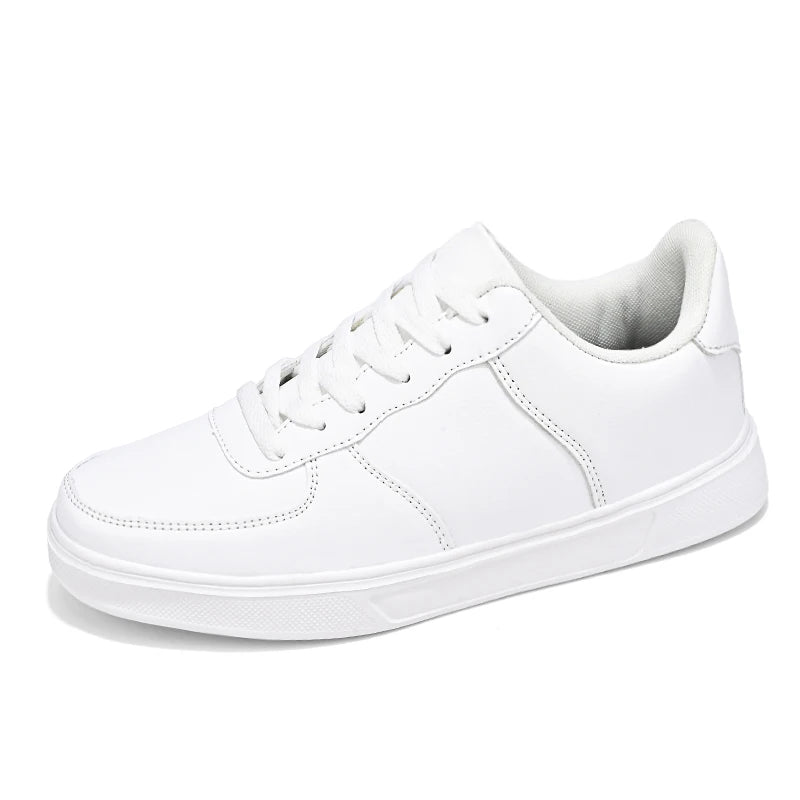 Zapatillas blancas clásicas casual moda mujer comodas