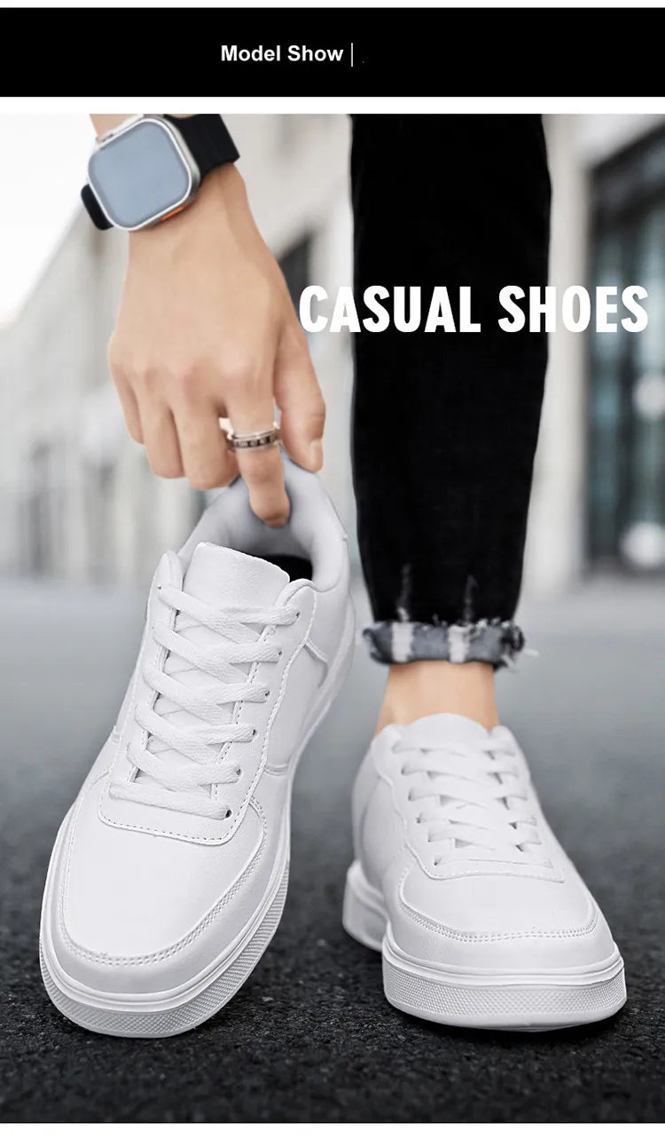 Zapatillas blancas clásicas casual moda mujer comodas