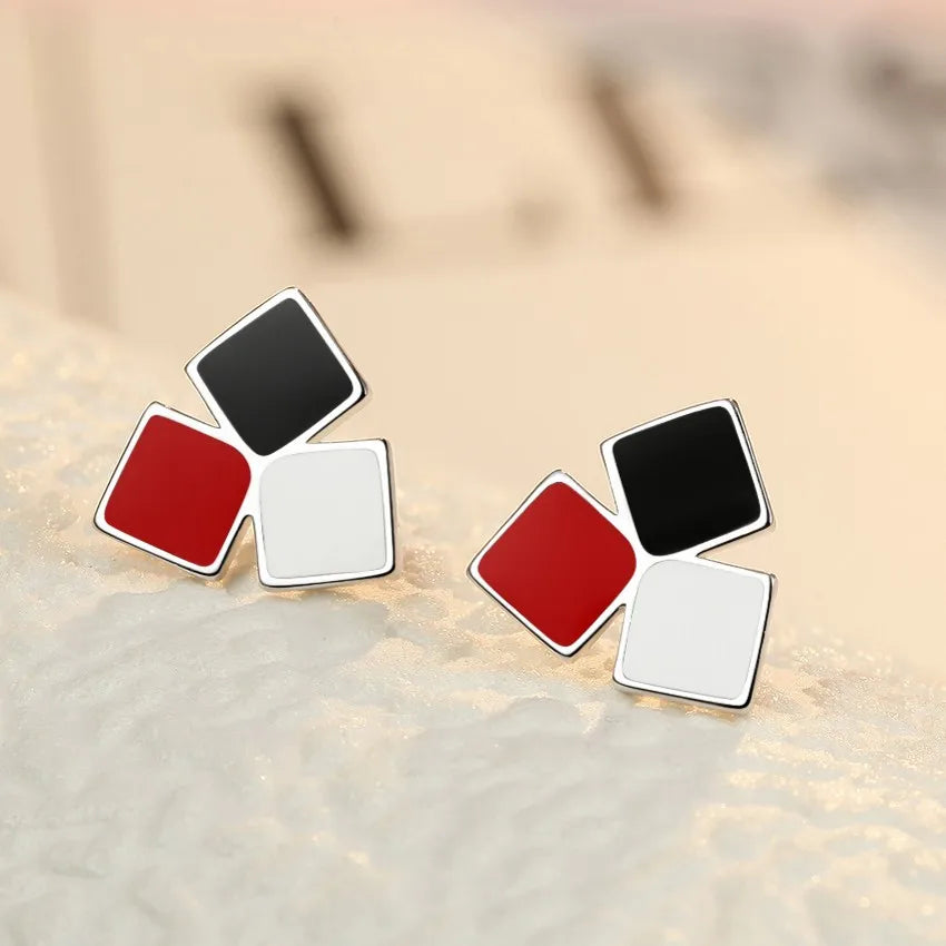 Pendientes de Plata de Ley 925 Aro Doble con Charm Original