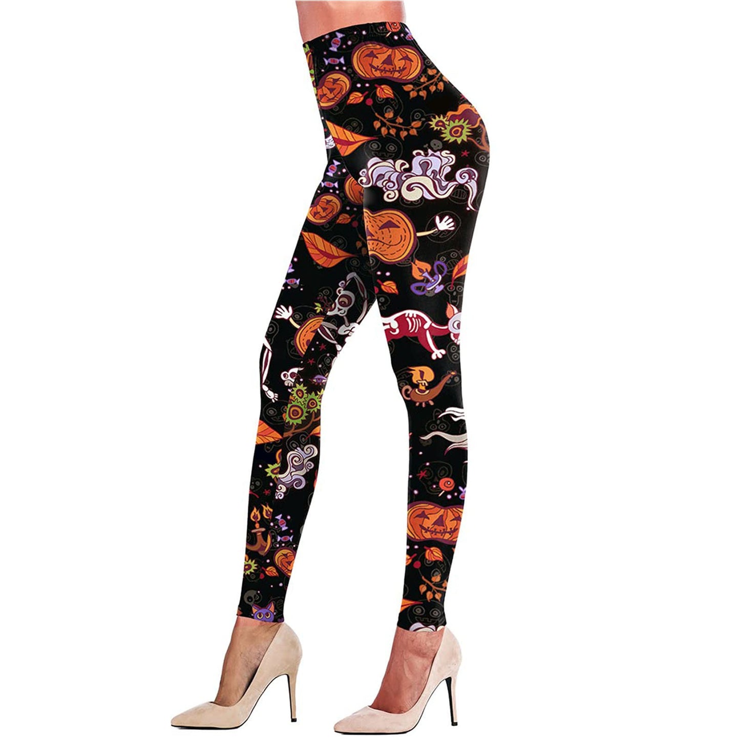 Leggings Deportivos Casuales sin Costuras HALLOWEEN