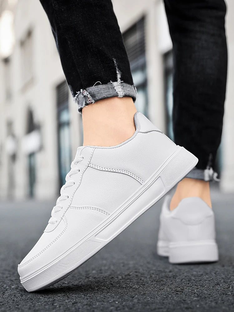 Zapatillas blancas clásicas casual moda mujer comodas