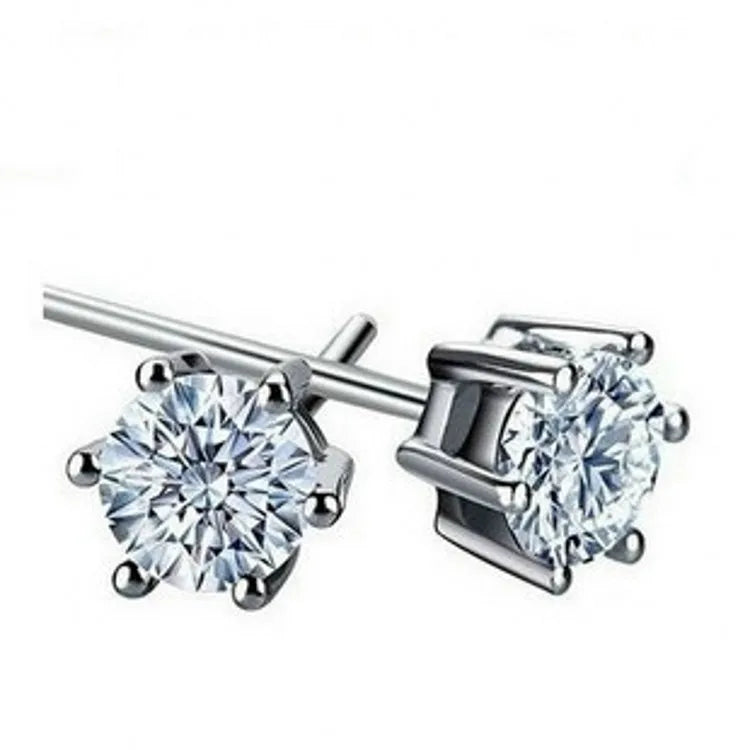 Pendientes de Plata de Ley 925 Aro Doble con Charm Original