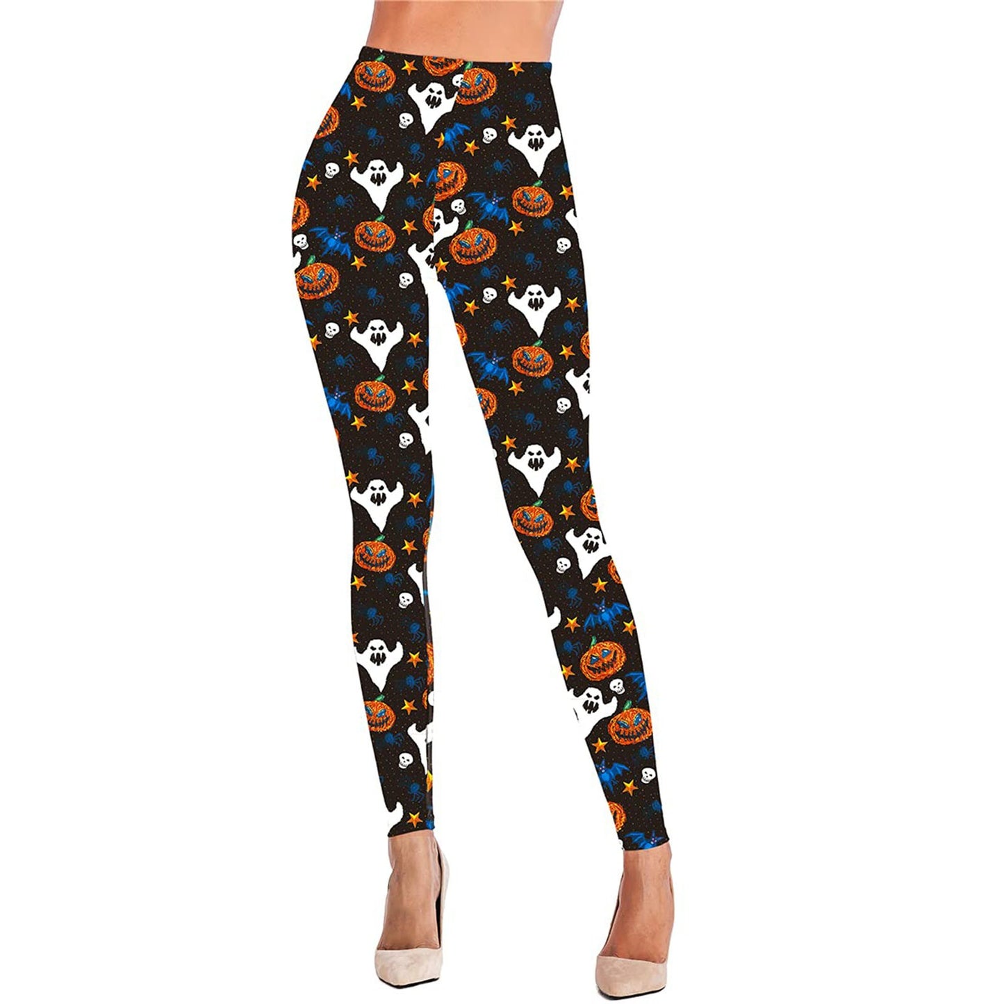 Leggings Deportivos Casuales sin Costuras HALLOWEEN