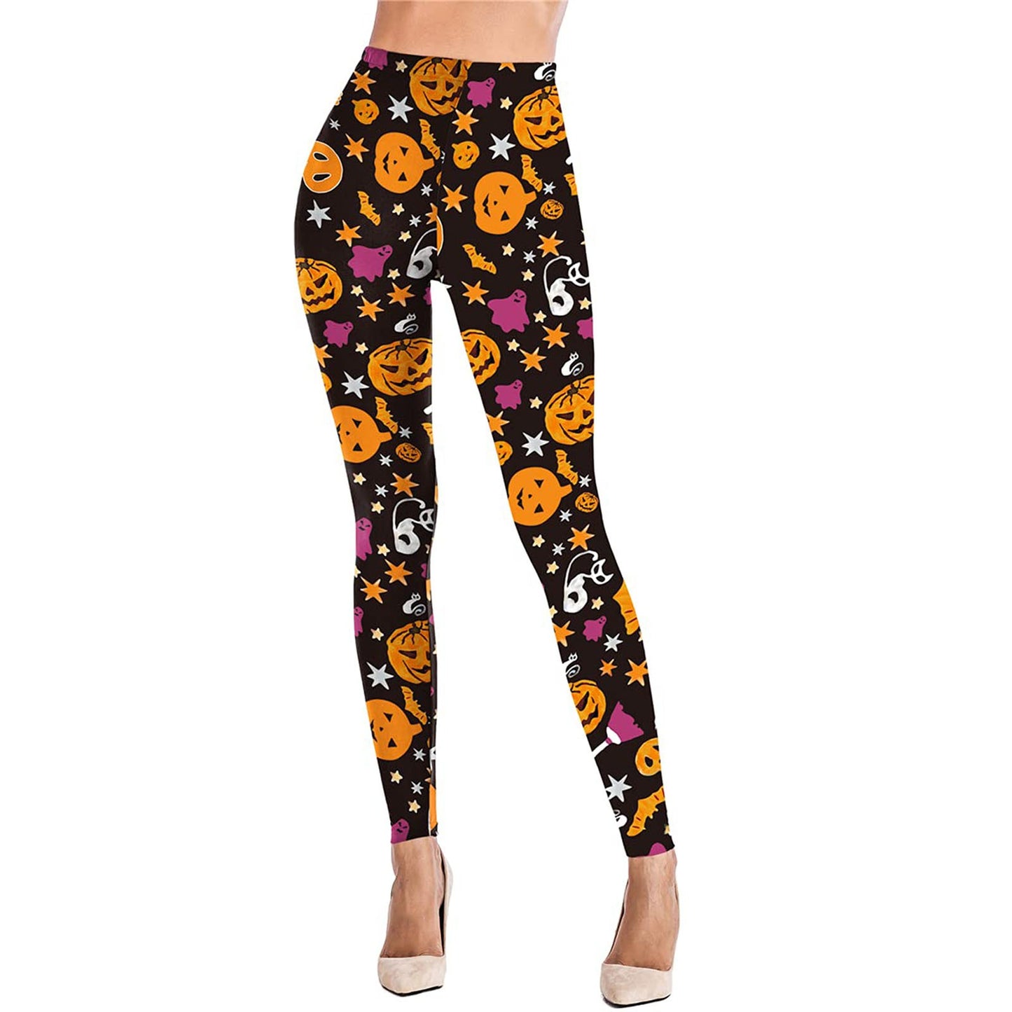 Leggings Deportivos Casuales sin Costuras HALLOWEEN