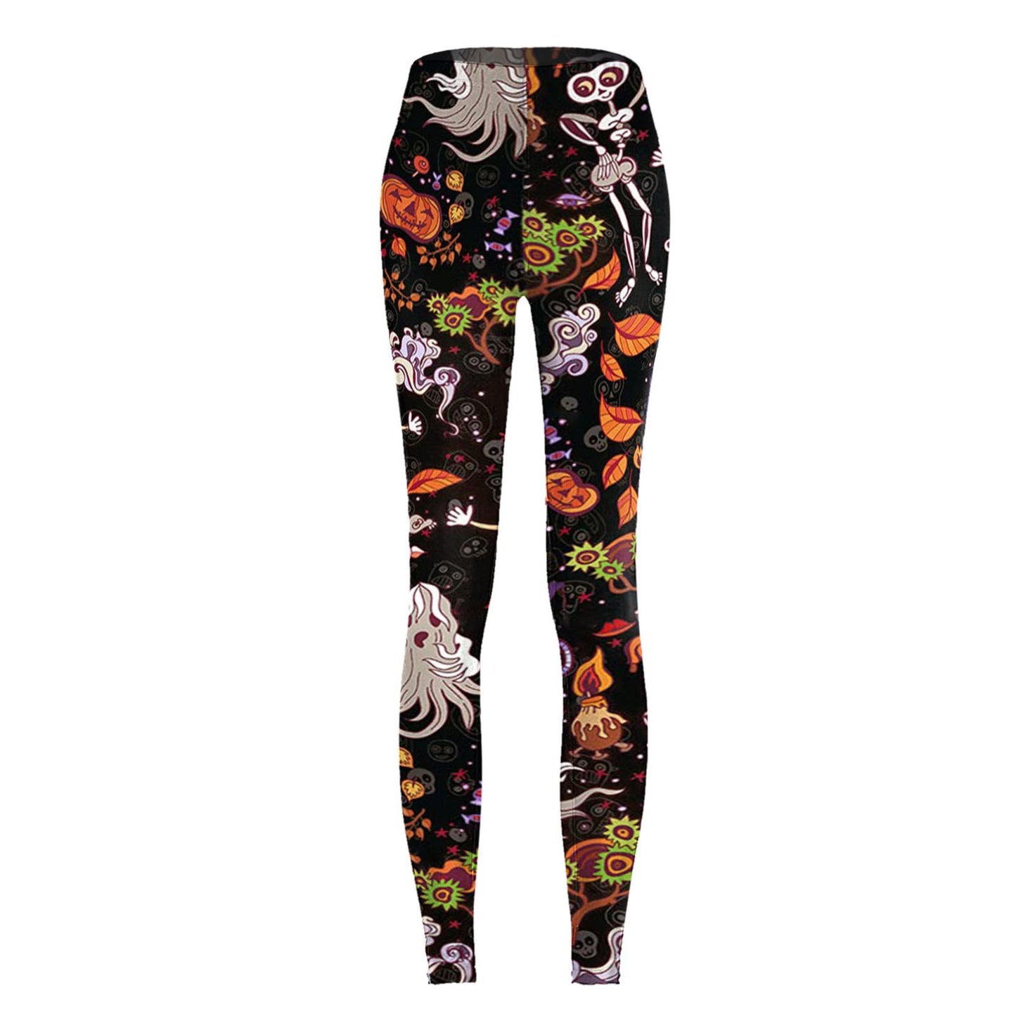 Leggings Deportivos Casuales sin Costuras HALLOWEEN