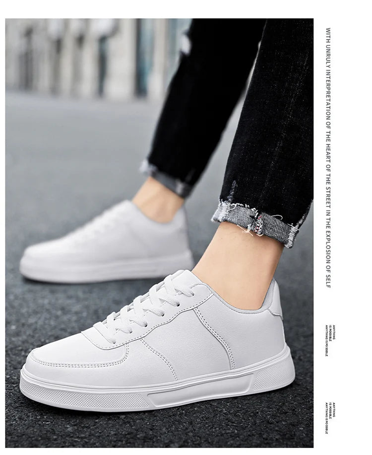 Zapatillas blancas clásicas casual moda mujer comodas