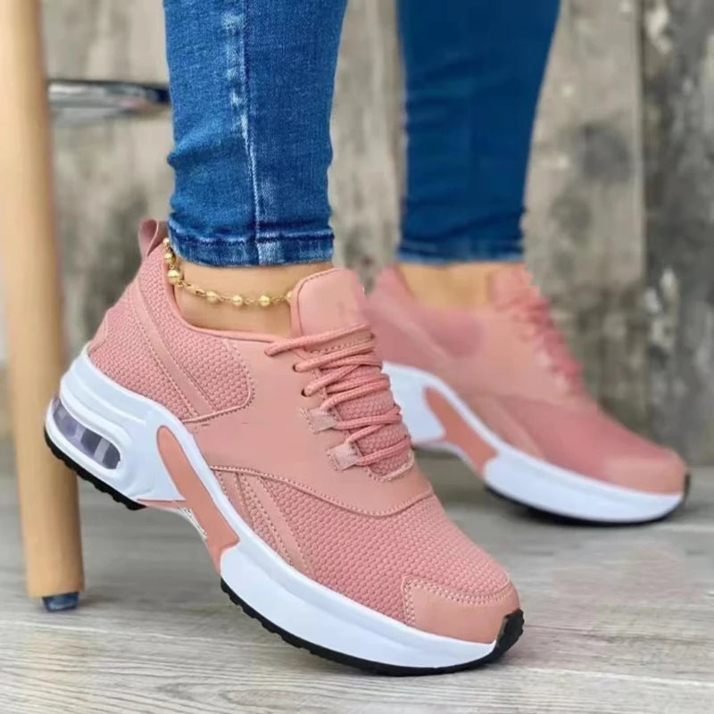 Zapatos deportivos para mujer de plataforma al aire