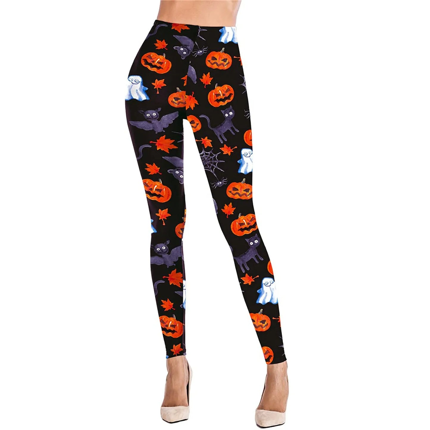 Leggings Deportivos Casuales sin Costuras HALLOWEEN